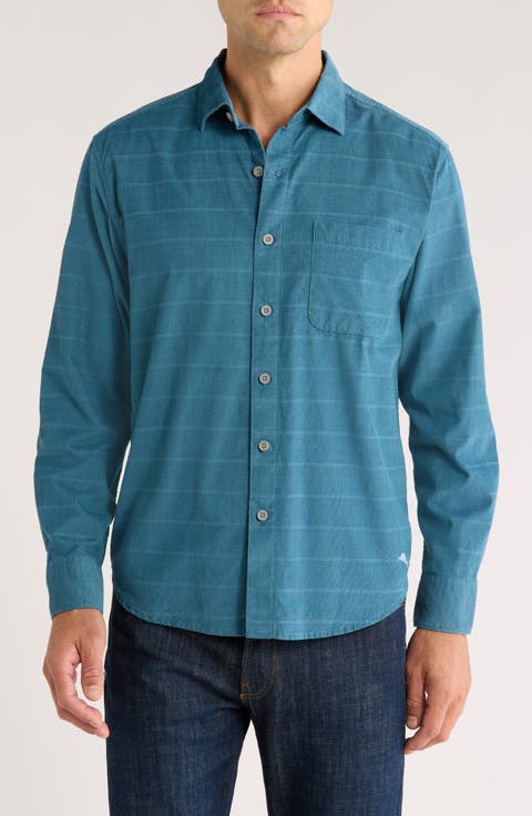 Beachfront Bonfire Button-Up Shirt