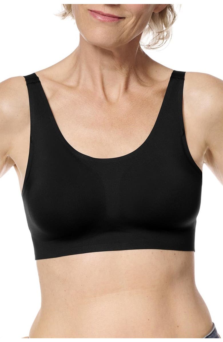 Amoena Aylin Wire-Free Bra, Main, color, Black
