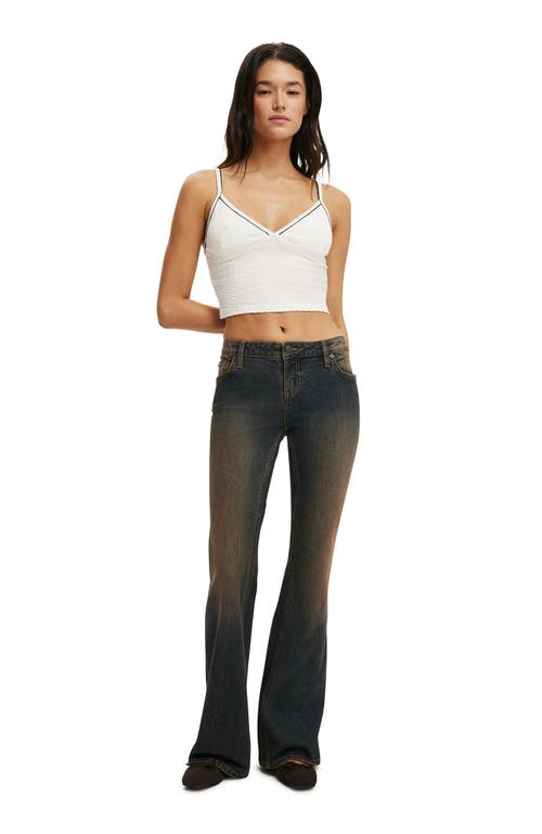 Cotton On Low Rise Bootcut Jean In Brown