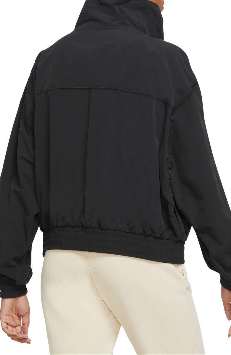 Nike Oversize Cowl Neck Nylon Pullover Jacket, Alternate, color,
