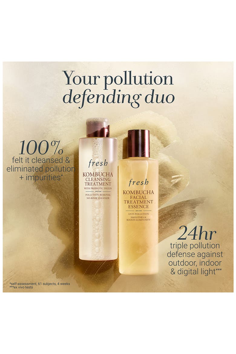 Kombucha Cleansing Treatment One-Step Cleanser with Prebiotic Inulin, Alternate, color, NO COLOR