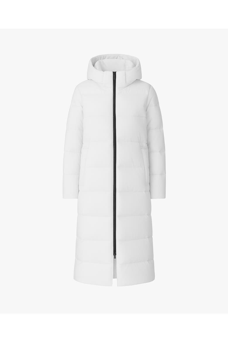 SOFIA | Hooded Down Winter Jacket, Main, color, Ivory
