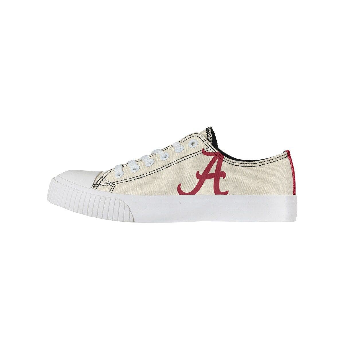 FOCO Women's FOCO Cream Alabama Crimson Tide Low Top Canvas Shoes, Main, color, 