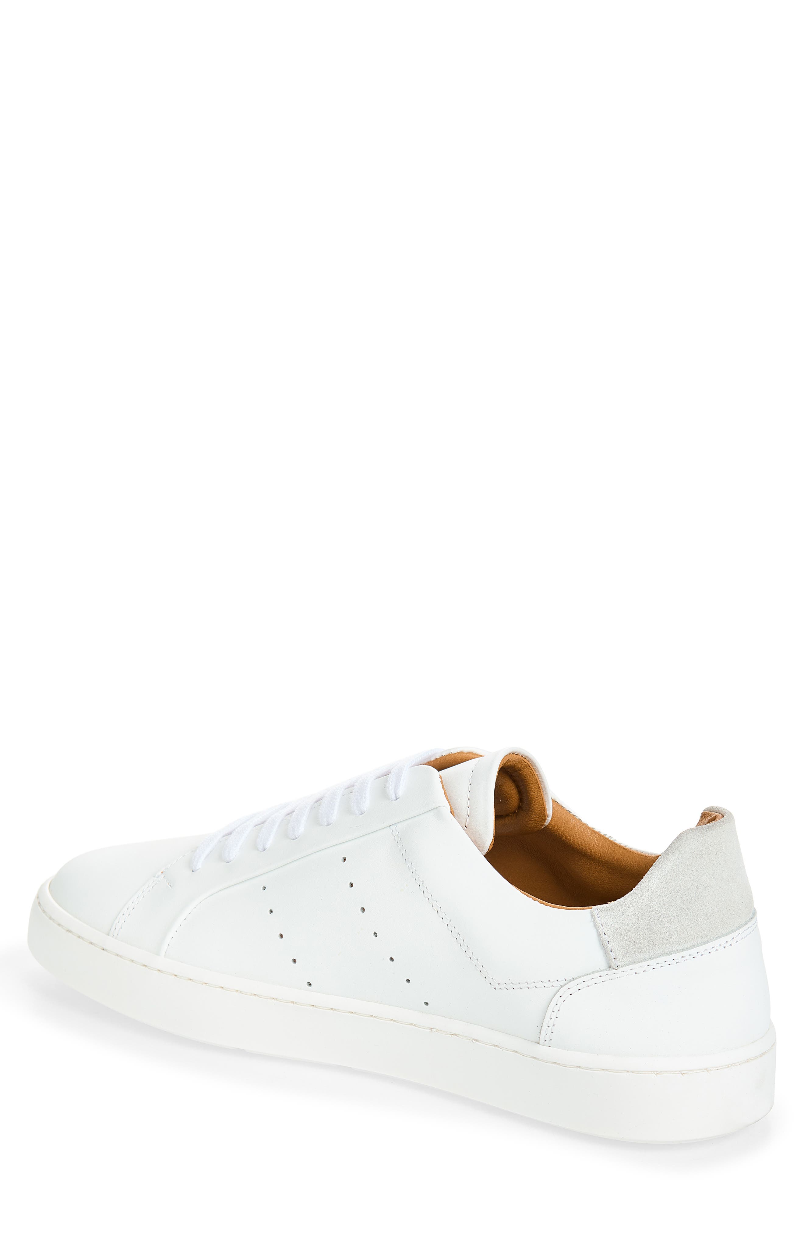 Domenico Sneaker, Alternate, color, WHITE/ WHITE