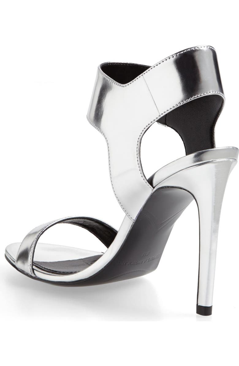 Enzo Angiolini 'Brodee' Metallic Leather Sandal, Alternate, color,