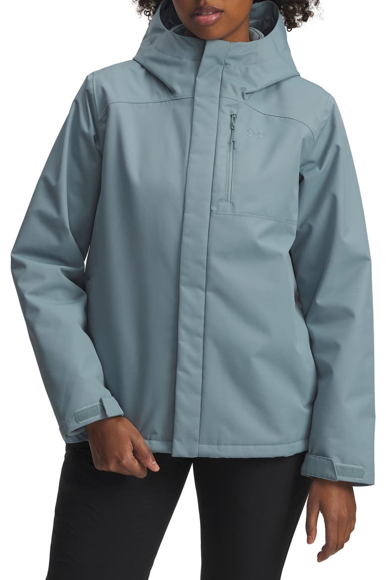 Porter 3-in-1 Jacket, Main, color, SERPENTINE / / JASPER BLUE