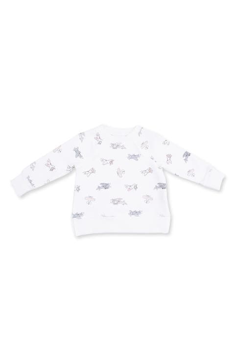 Kids' Vintage Airplane Print Raglan Top