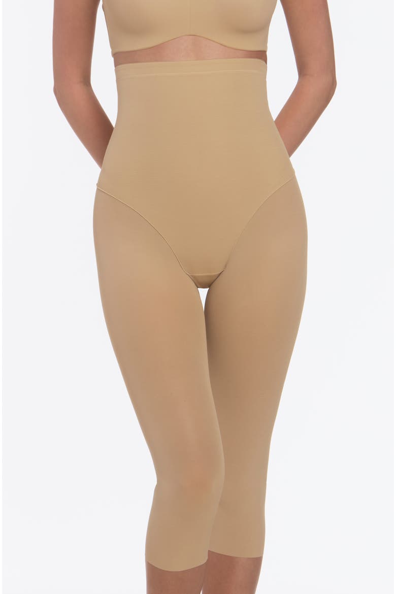 Firm Control High Waist Longleg Slimming Shaper, Main, color, Mocha