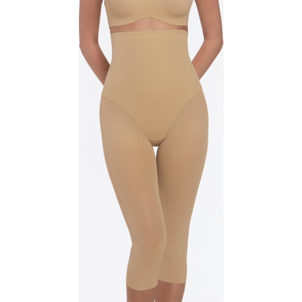 Dominique Intimates Firm Control High Waist Longleg Slimming Shaper In Brown