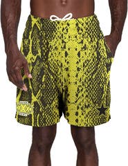 New Era Men's New Era Yellow Dallas Cowboys Super Bowl XXX Summer Pop Shorts