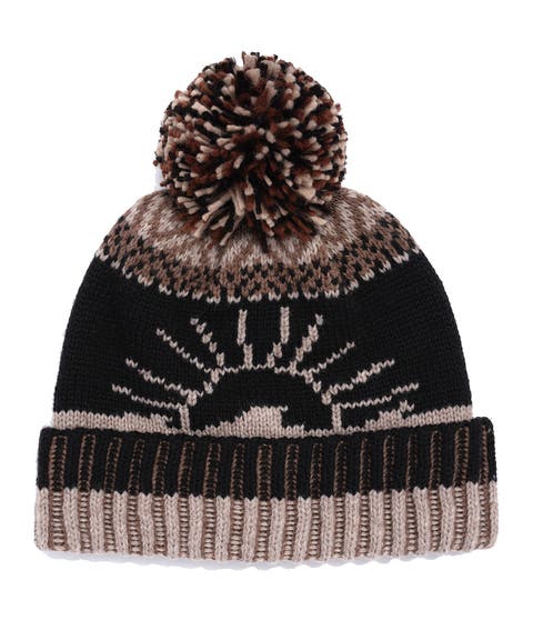 sun & wave beanie