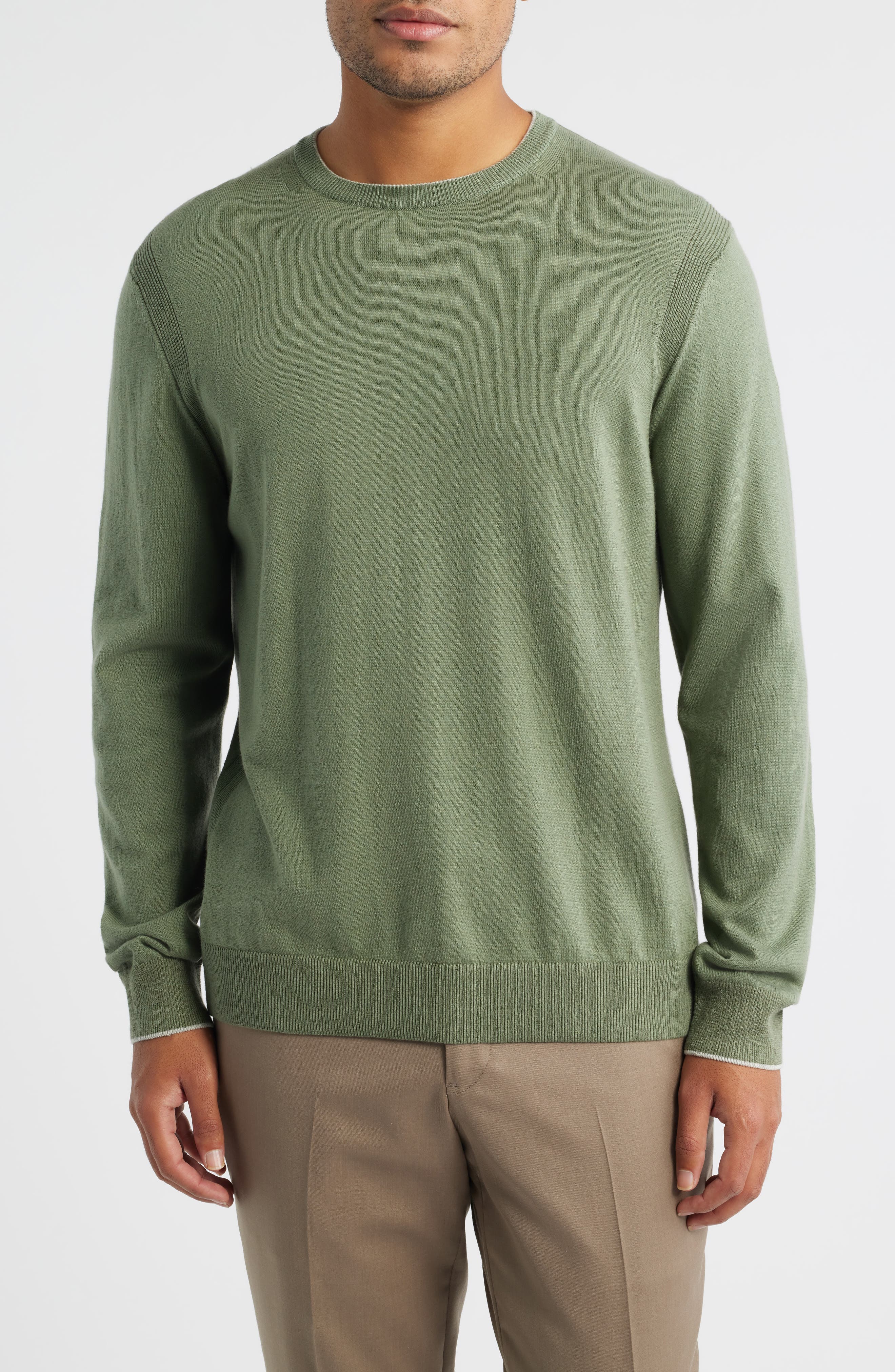 Jack Victor Grassi Crewneck Cotton & Cashmere Sweater