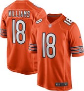 Nike Men's Nike Caleb Williams Orange Chicago Bears Alternate 2024 NFL Draft First Round Pick Player Game Jersey