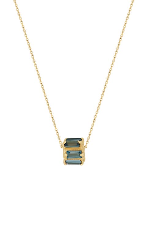 14K Gold Topaz Necklace (Trunk Show Exclusive)