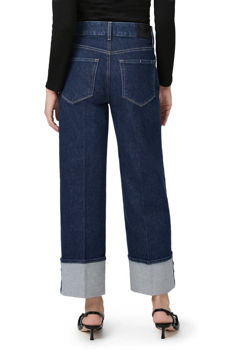 PAIGE Sasha Cuffed High Waist Ankle Wide Leg Jeans, Alternate, color, Casa