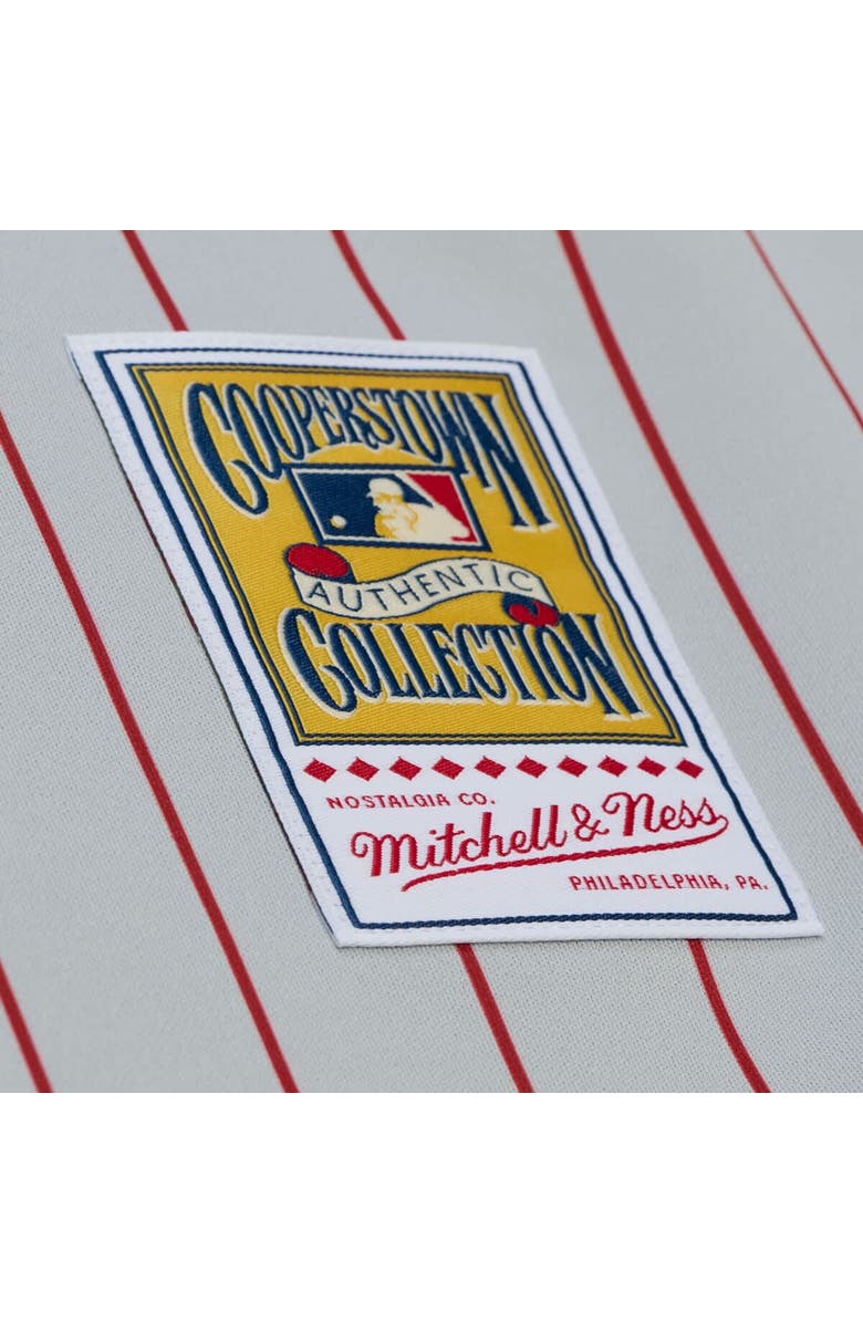 Mitchell & Ness Men's Mitchell & Ness Deion Sanders Gray Cincinnati Reds 1997 Authentic Jersey, Alternate, color, Gray