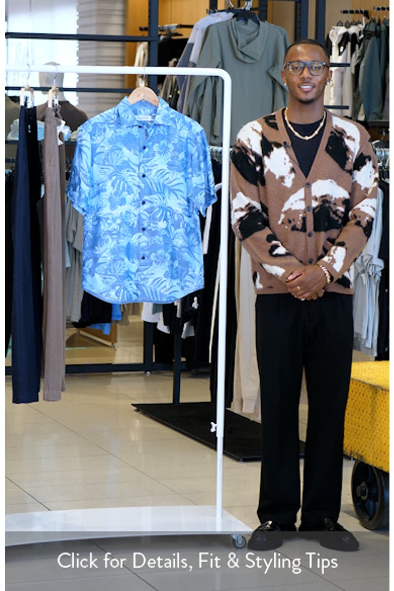 Coconut Point Ocean Escape Short Sleeve Button-Up Shirt video