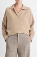 Vince Donegal Cashmere Polo Sweater