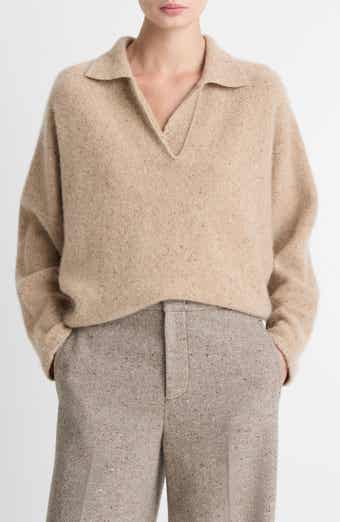 Donegal Cashmere Polo Sweater