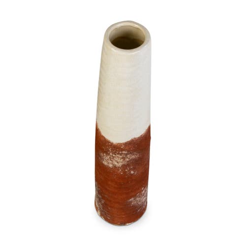 Tag Ibiza Rustic Terracotta Decorative Bud Vase In Brown