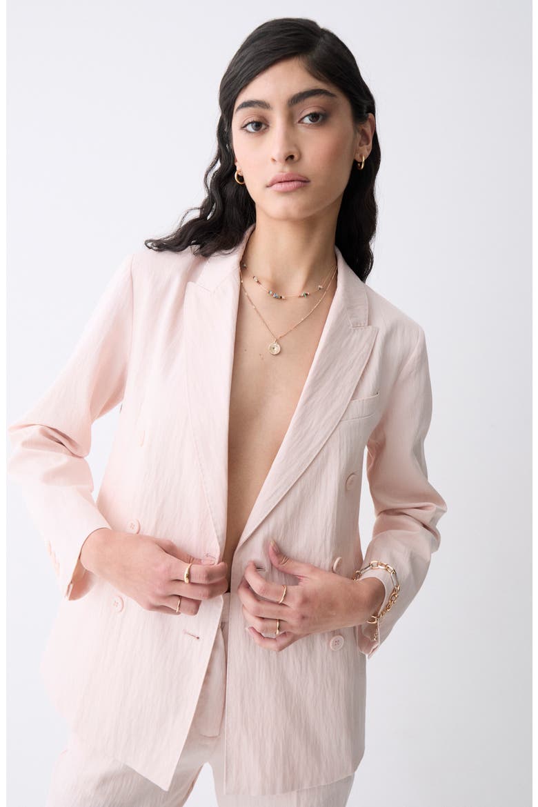 Caleira Relaxed Blazer, Alternate, color, PINK