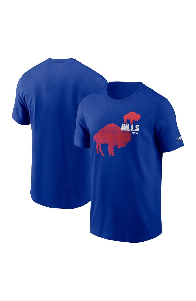 Nike Men's Nike  Royal Buffalo Bills Logo Essential T-Shirt, Main, color, Royal