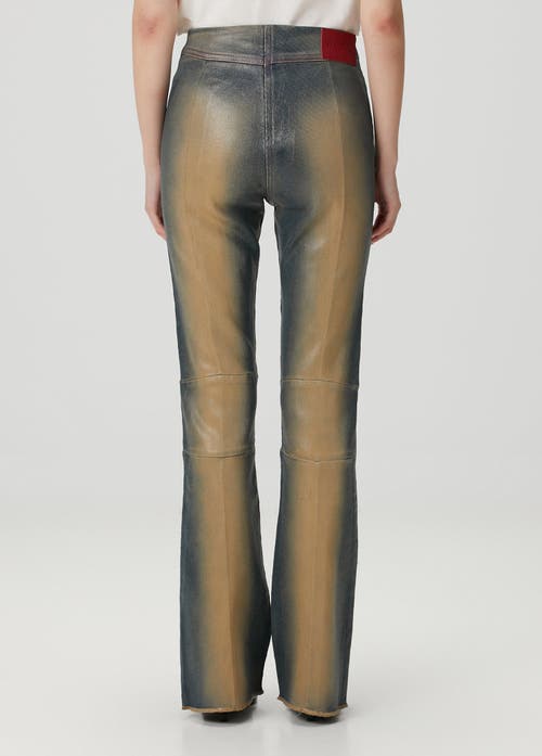 Pcfg Cotton Coated Flare Pant In Black