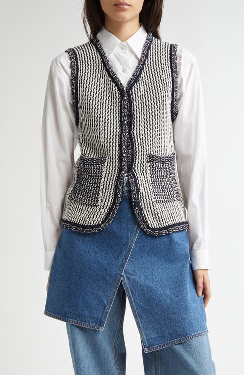 EENK EENK V-NECK COTTON SWEATER VEST 
