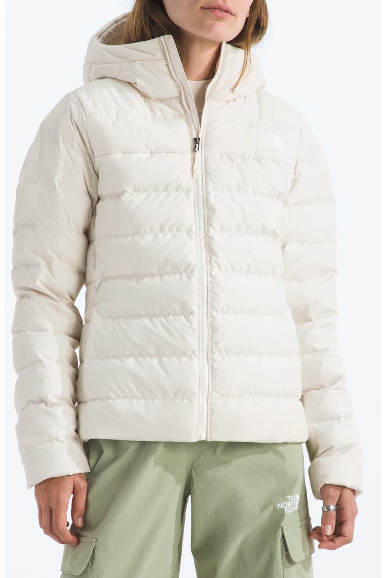 Aconcagua 3 Water Repellent Hood Jacket, Main, color, WHITE DUNE