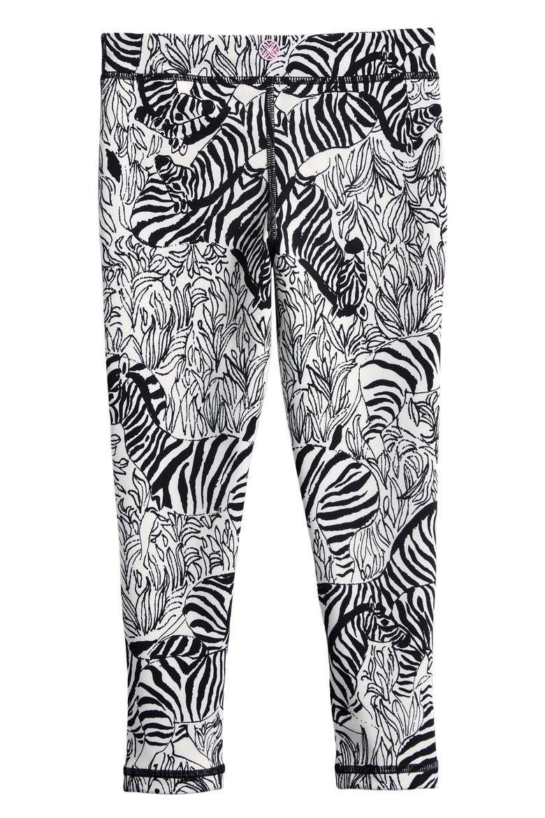 Kids' Mini UPF 50+ Performance Leggings, Alternate, color, COCONUT Z