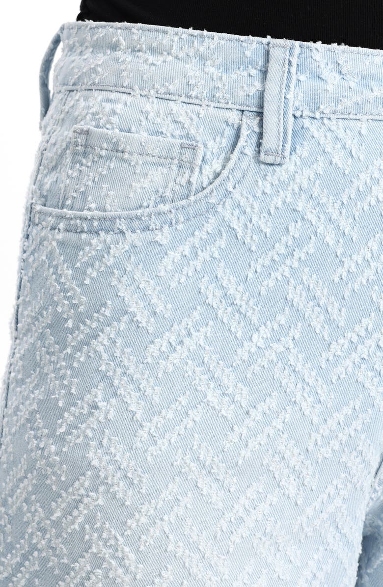 Bayeas High Waist Straight Leg Jeans, Alternate, color, Nebula