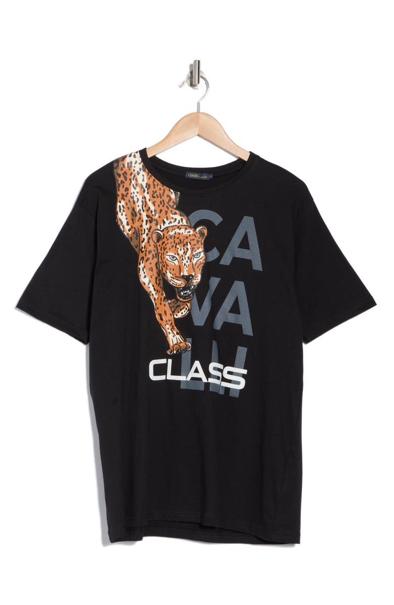 Cavalli Class Stretch Cotton Graphic T-Shirt, Alternate, color,