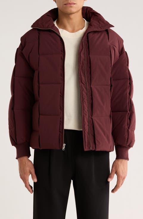 Milazzo Basketweave Quilted Puffer Jacket