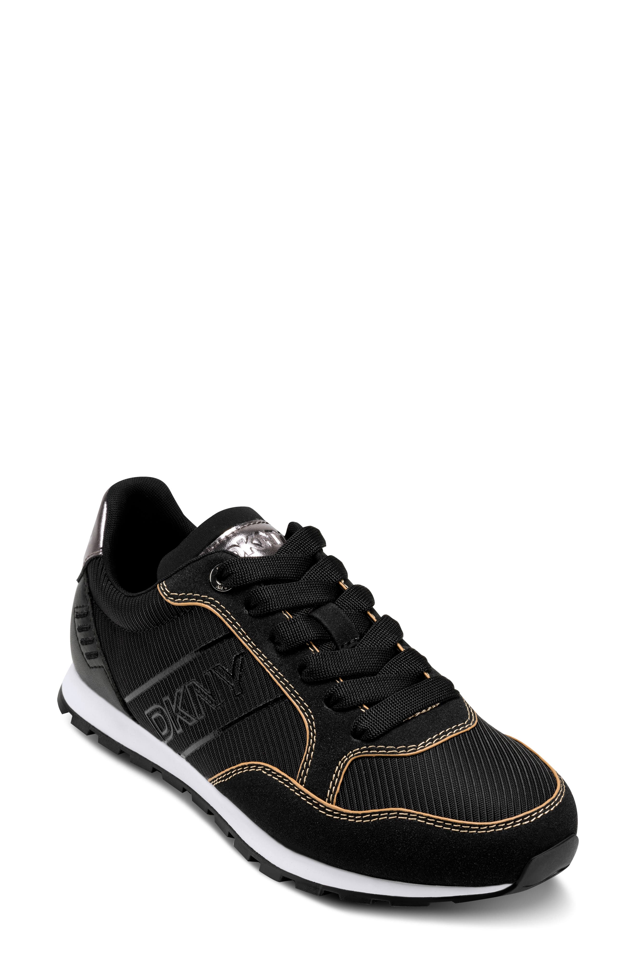 DKNY Falina Low Top Sneaker, Main, color, Black