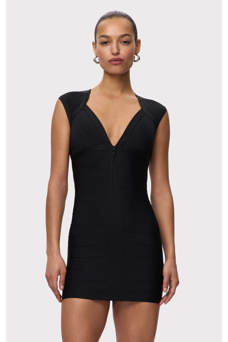 The Red Carpet Dress, Main, color, BLACK