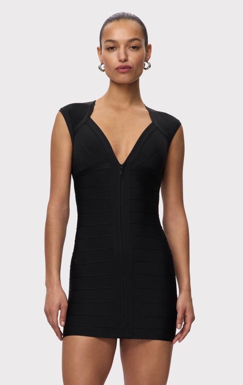 Herve Leger The Red Carpet Dress in Black at Nordstrom, Size Small
