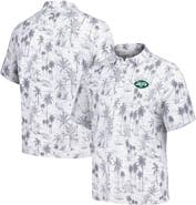 Tommy Bahama Men's Tommy Bahama Gray New York Jets Cabana Shores IslandZone Tri-Blend Polo