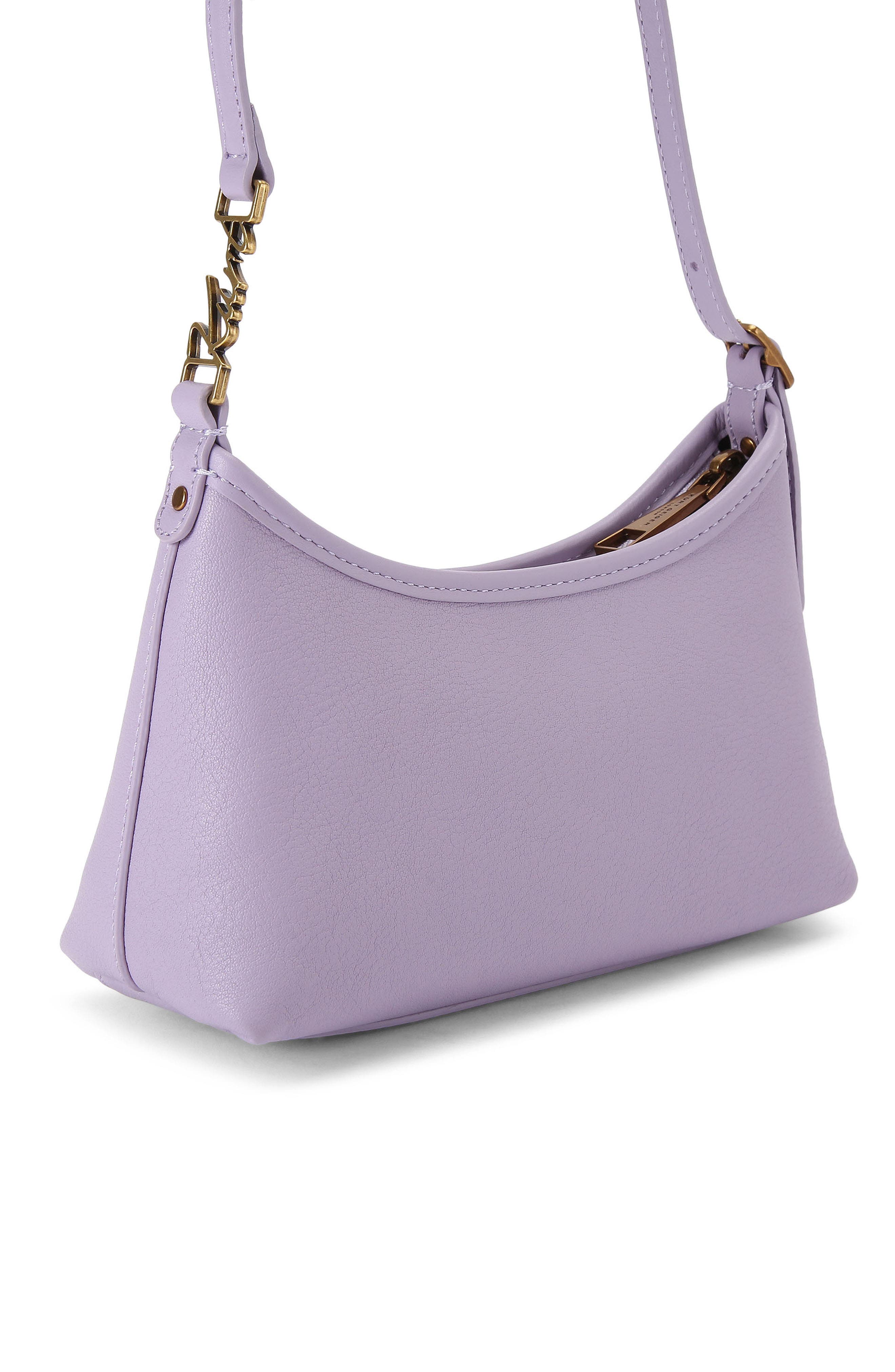 Kurt Geiger London Kurt Sling Leather Shoulder Bag, Alternate, color, Lilac