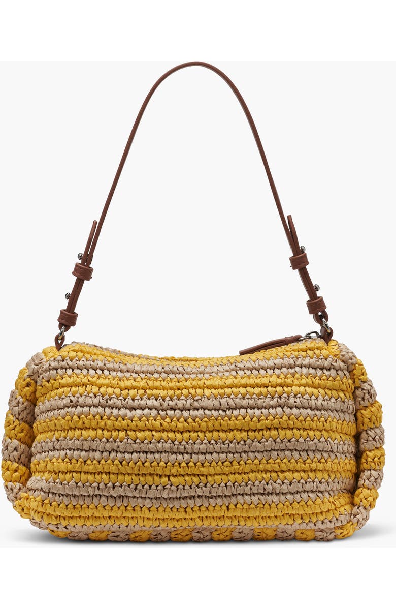 DKNY Remy Top-Zip Shoulder Bag, Alternate, color, Taxi Cab Yellow/Natu