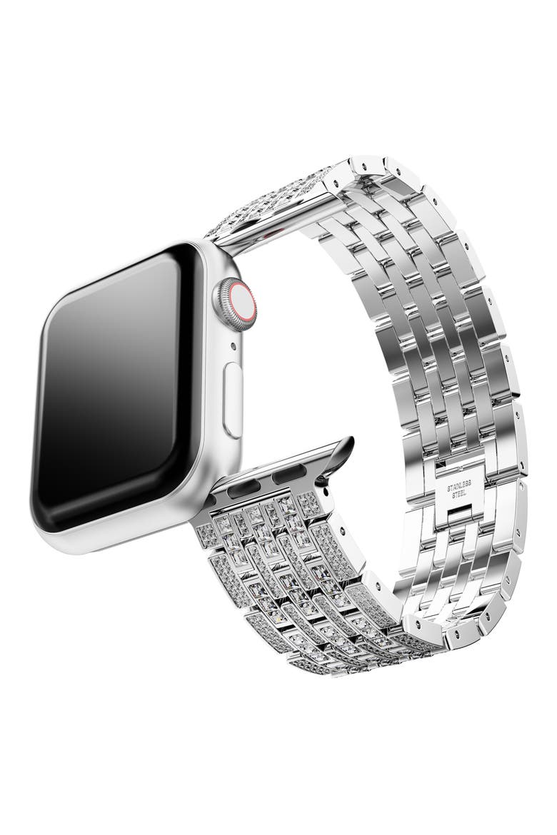 Sparkling Princess 20mm Apple Watch® Watchband, Alternate, color, SILVER