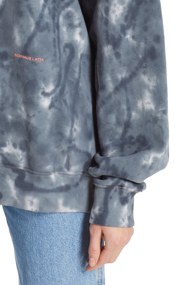 Eckhaus Latta Tie Dye Sweatshirt, Alternate, color, 