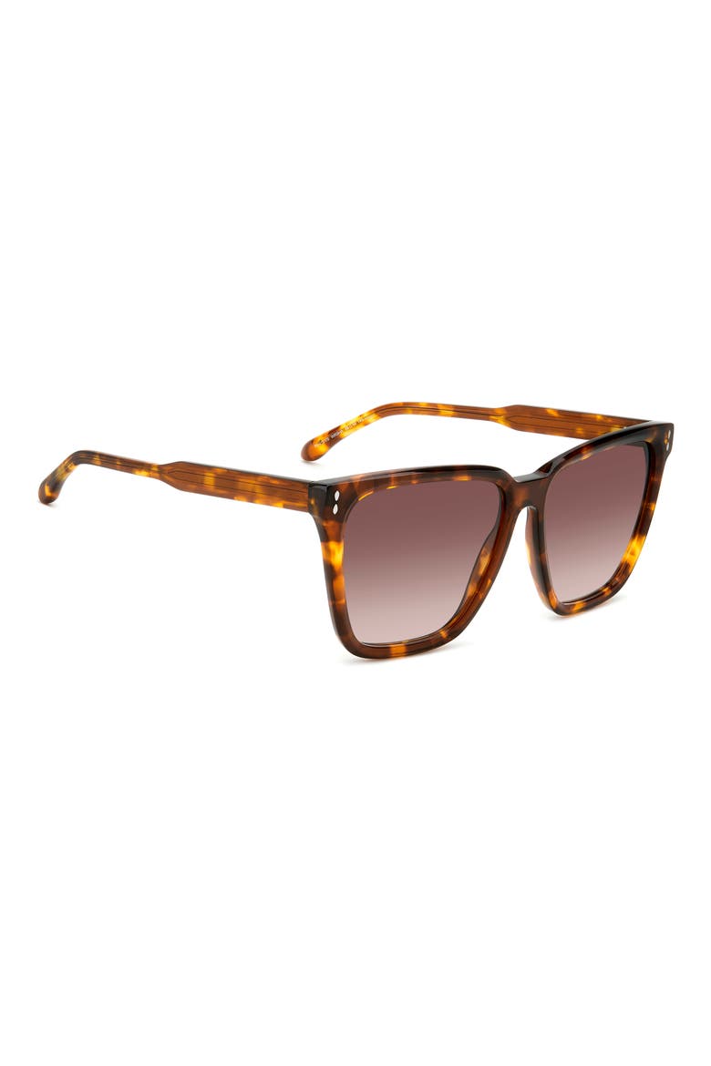 58mm Cat Eye Sunglasses, Alternate, color, 0WR9-HA