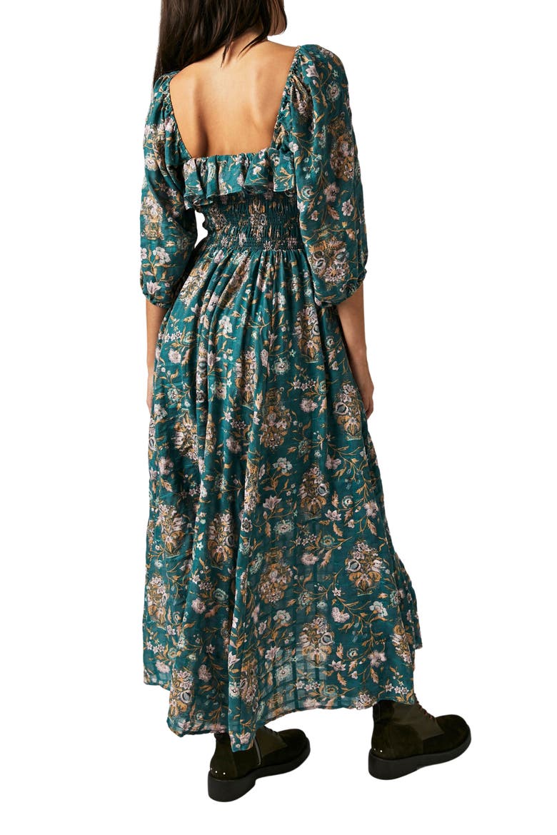 free people oasis printed midi dress Free People Oasis Printed Midi Dress XS