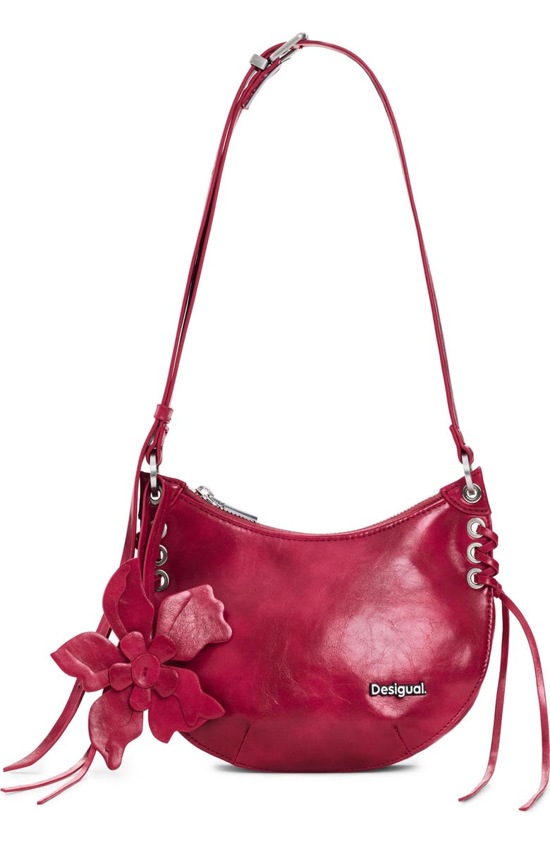 Desigual Faux Leather Shoulder Bag, Main, color,