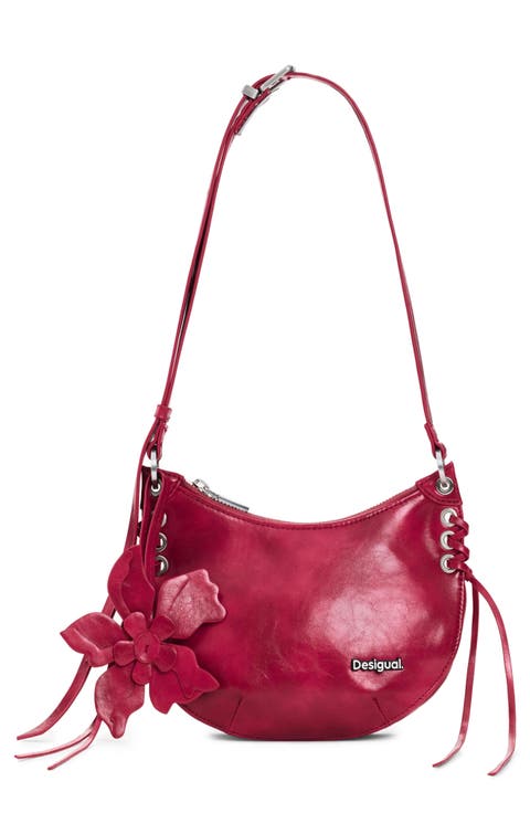 Faux Leather Shoulder Bag