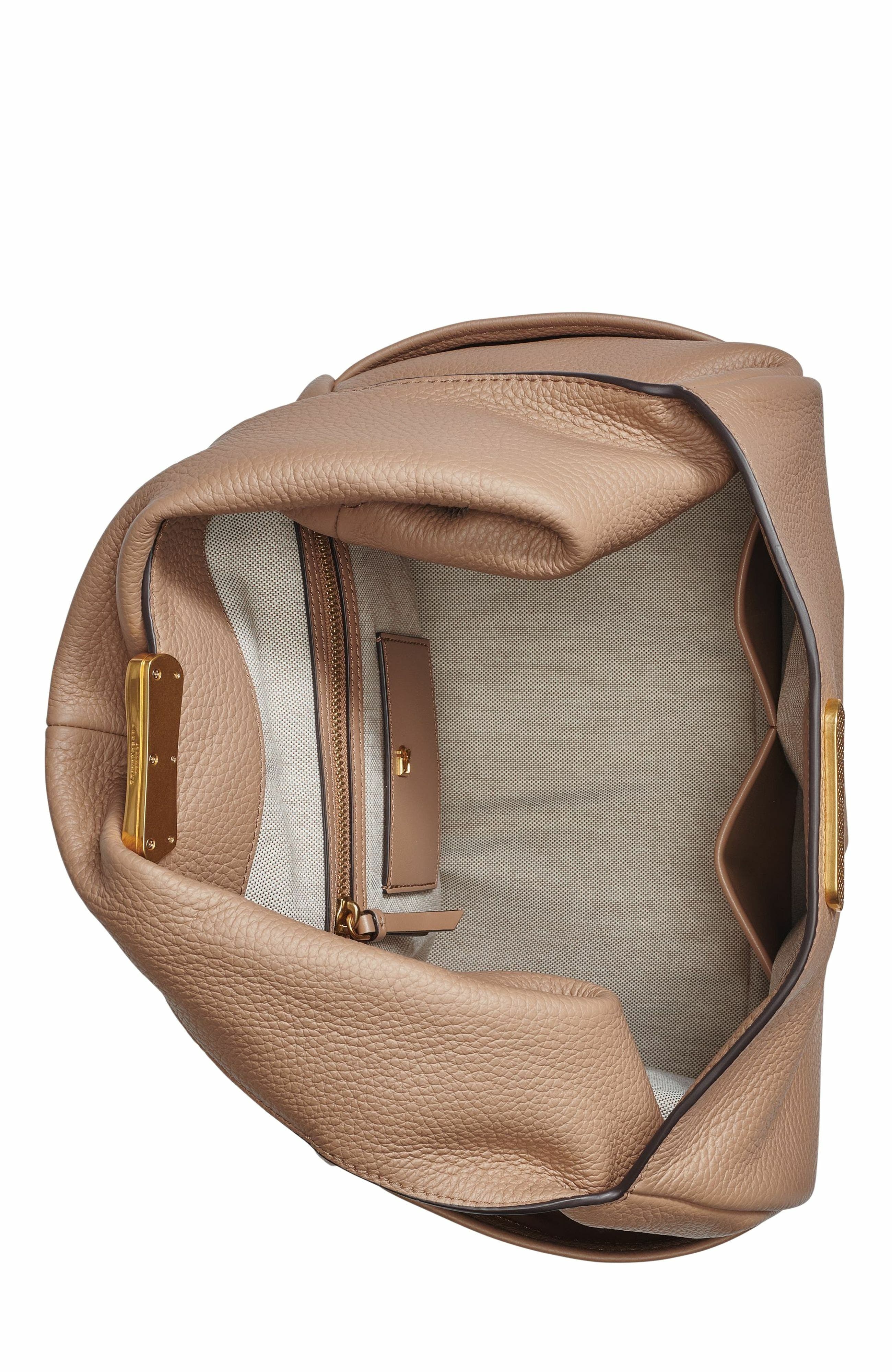 Amagansett Shoulder Bag, Alternate, color, Toasted Almond