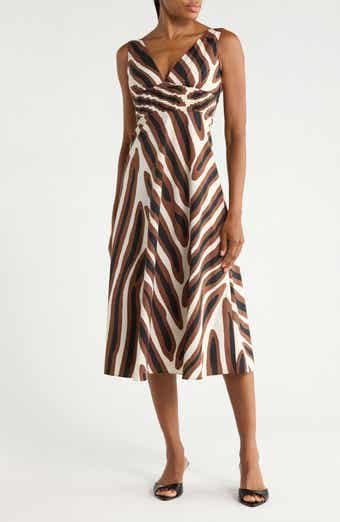 Vivienne Cotton Blend Midi Dress