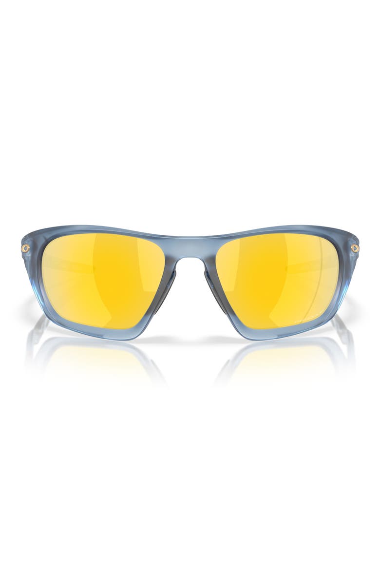 Lateralis 60mm Polarized Prizm™ Rectangle Sunglasses, Main, color, MATTE ABYSS / PRIZM GOLD