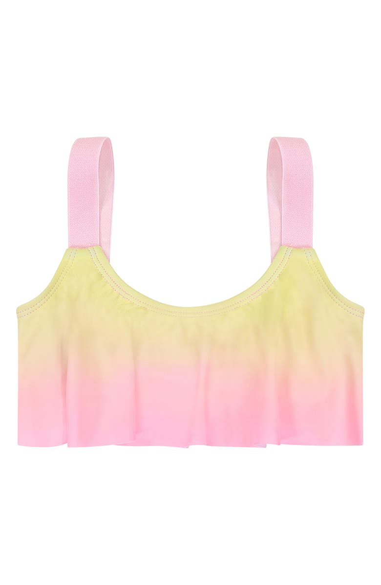 Andy & Evan Kids' Ombré Ruffle Two-Piece Swimsuit, Alternate, color, 