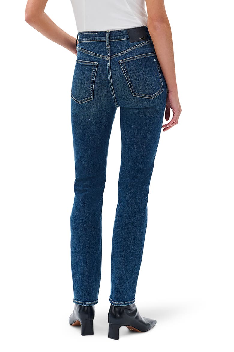 Flexi Wren High Waist Slim Jeans, Alternate, color, CARLTON